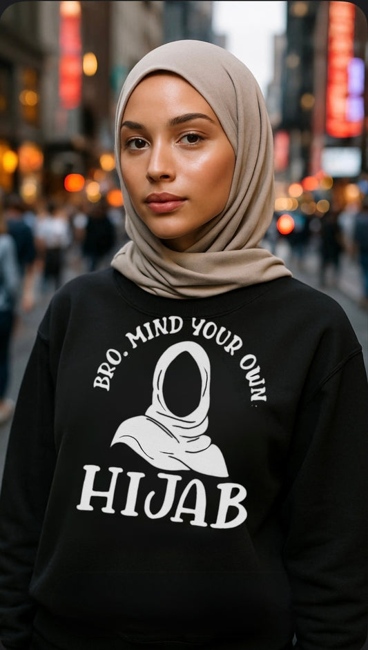 Mind Your Own Hijab Summer Sweater – Bold & Lightweight