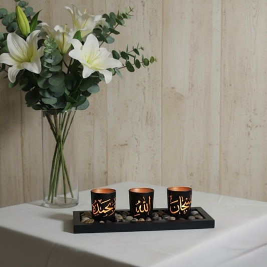 Glass Candle Holder Set – Light with Purpose