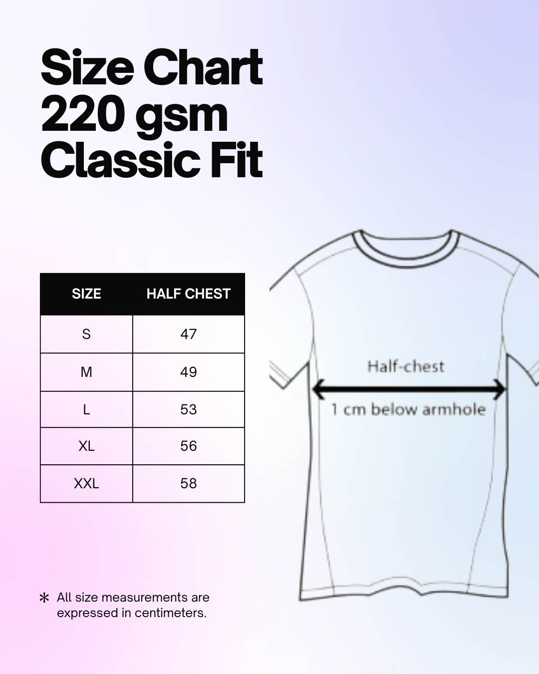 BLESSED Gradient Vertical Tee – Premium Collection