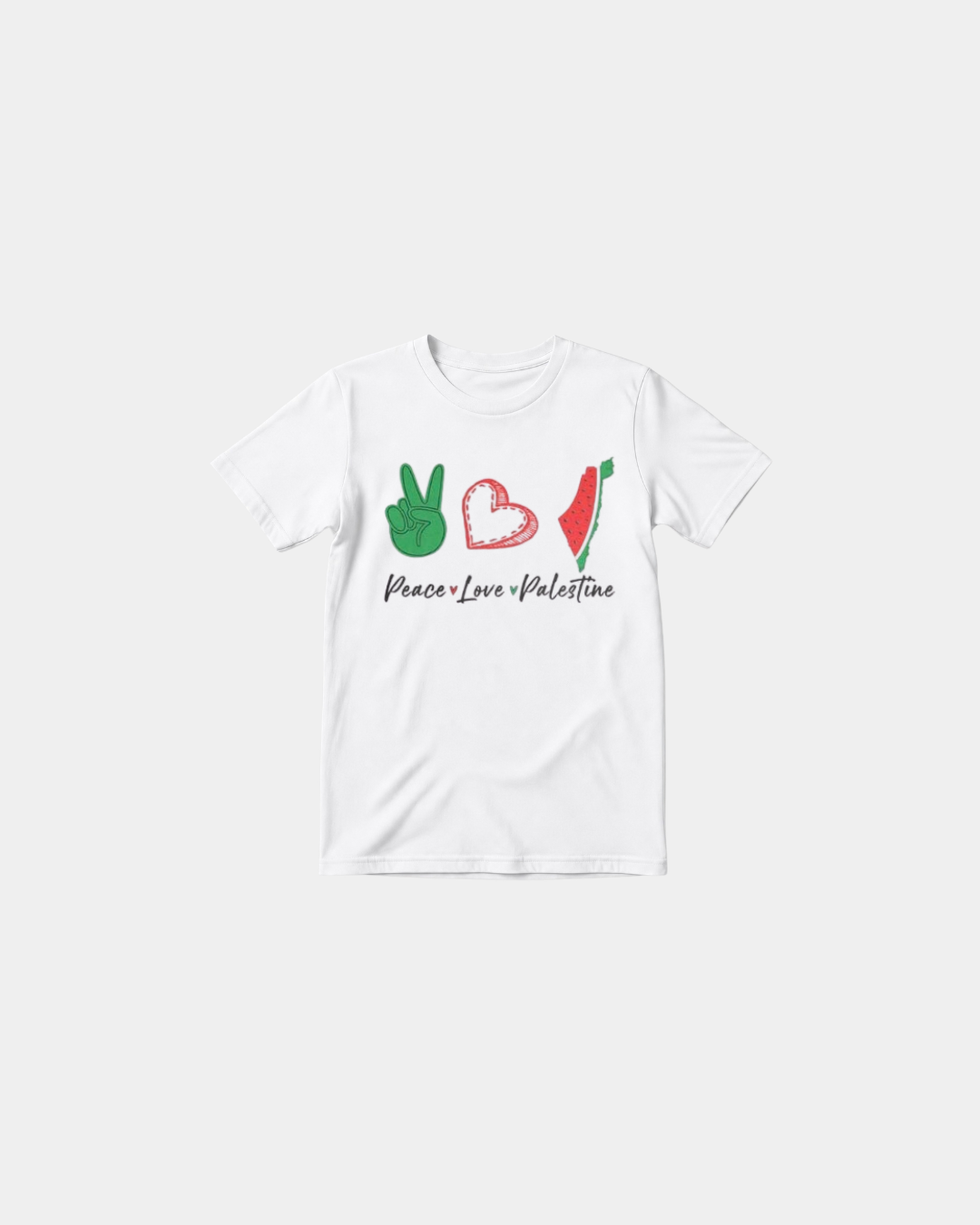 Peace Love Palestine Kids Tee