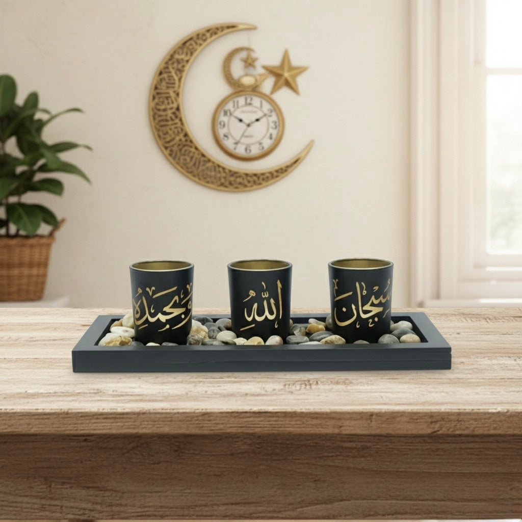 Glass Candle Holder Set – Light with Purpose