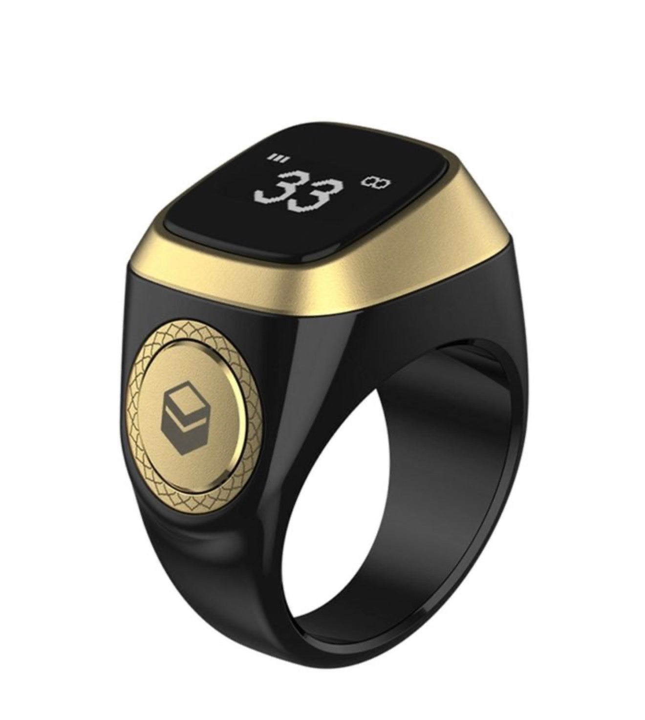 iQibla Smart Tasbih Ring - Digital Dhikr Counter with OLED Display