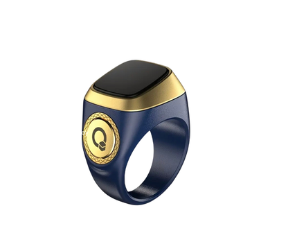 iQibla Smart Tasbih Ring - Digital Dhikr Counter with OLED Display