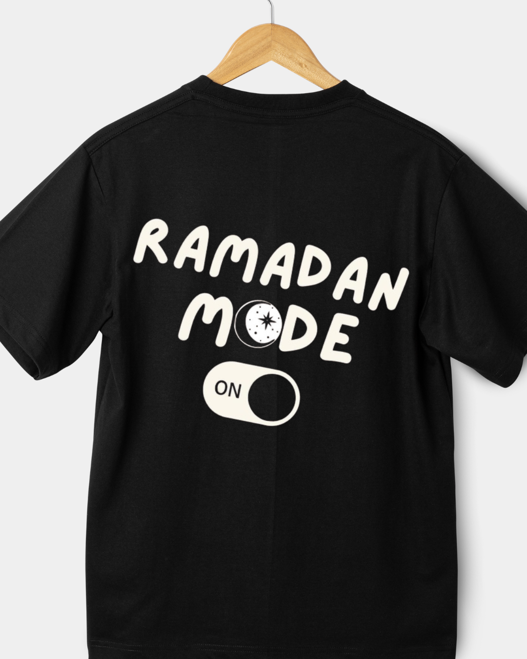 Ramadan Mode ON Black T-Shirt - Islamic Fashion & Streetwear