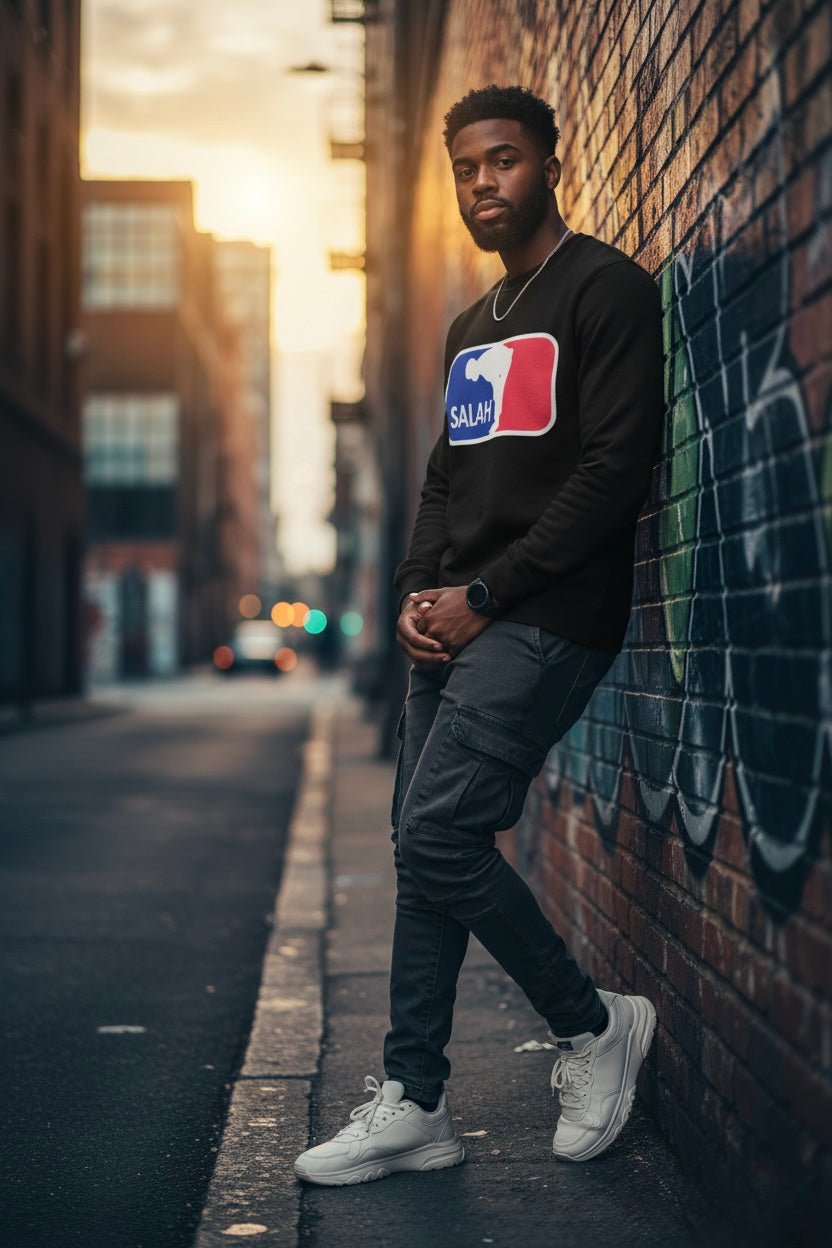Halal Vibes Faith in Motion Edition Sweatshirt - Modern Islamic Athletic Fashion